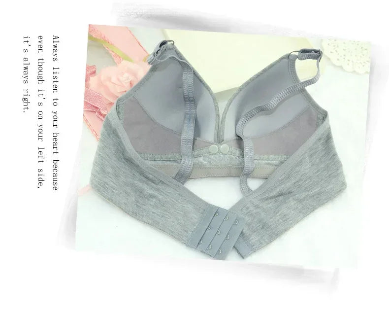 Cotton Maternity Nursing Bras Set Pregnant Breastfeeding Pregnancy Women Underwear Breast Feeding Bra soutien gorge allaitement