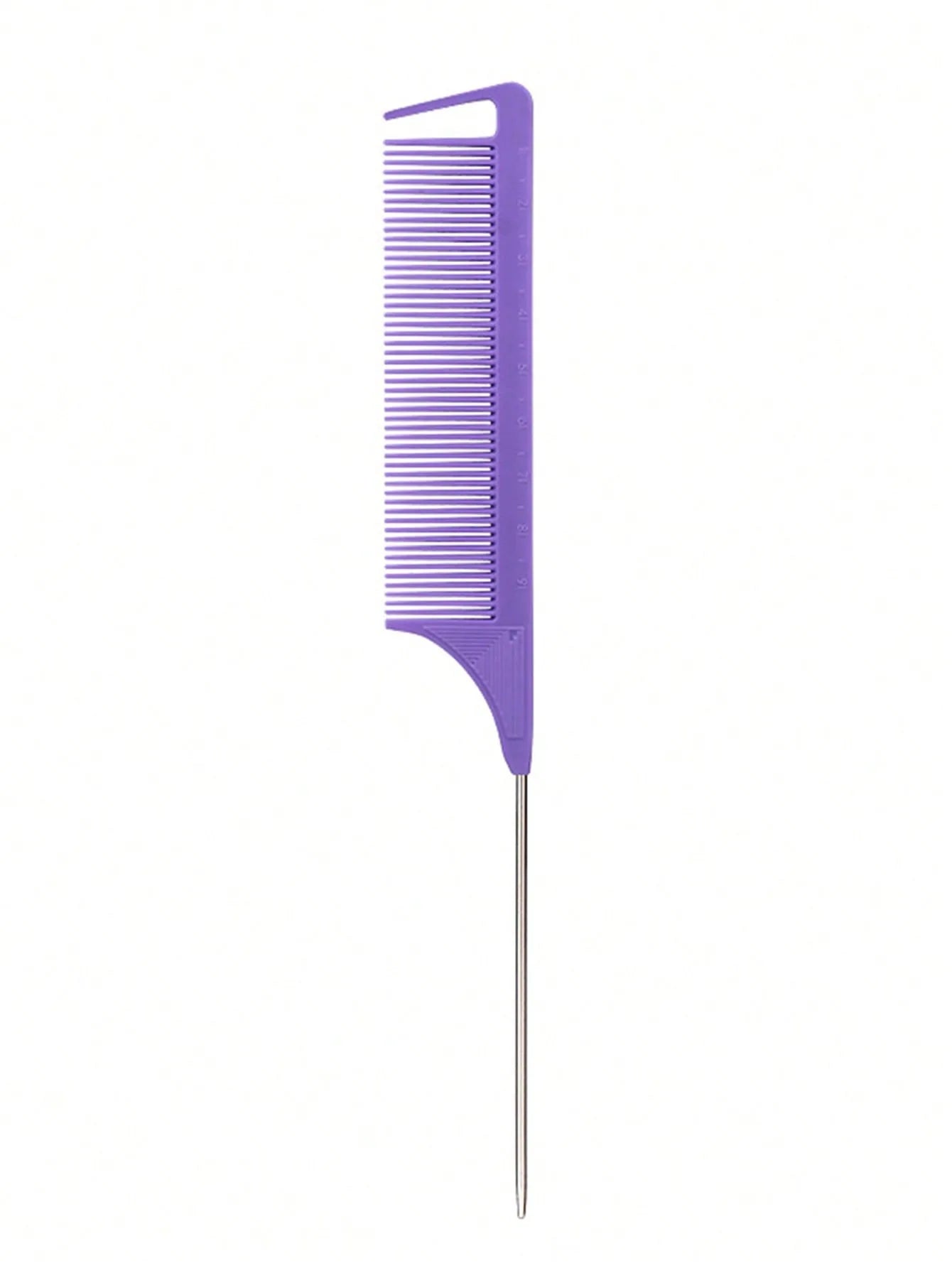Stainless Steel Pointed Tail Hair Comb – Professional Salon Hair Styling Tool, Hair Brush for Real Hair Wigs