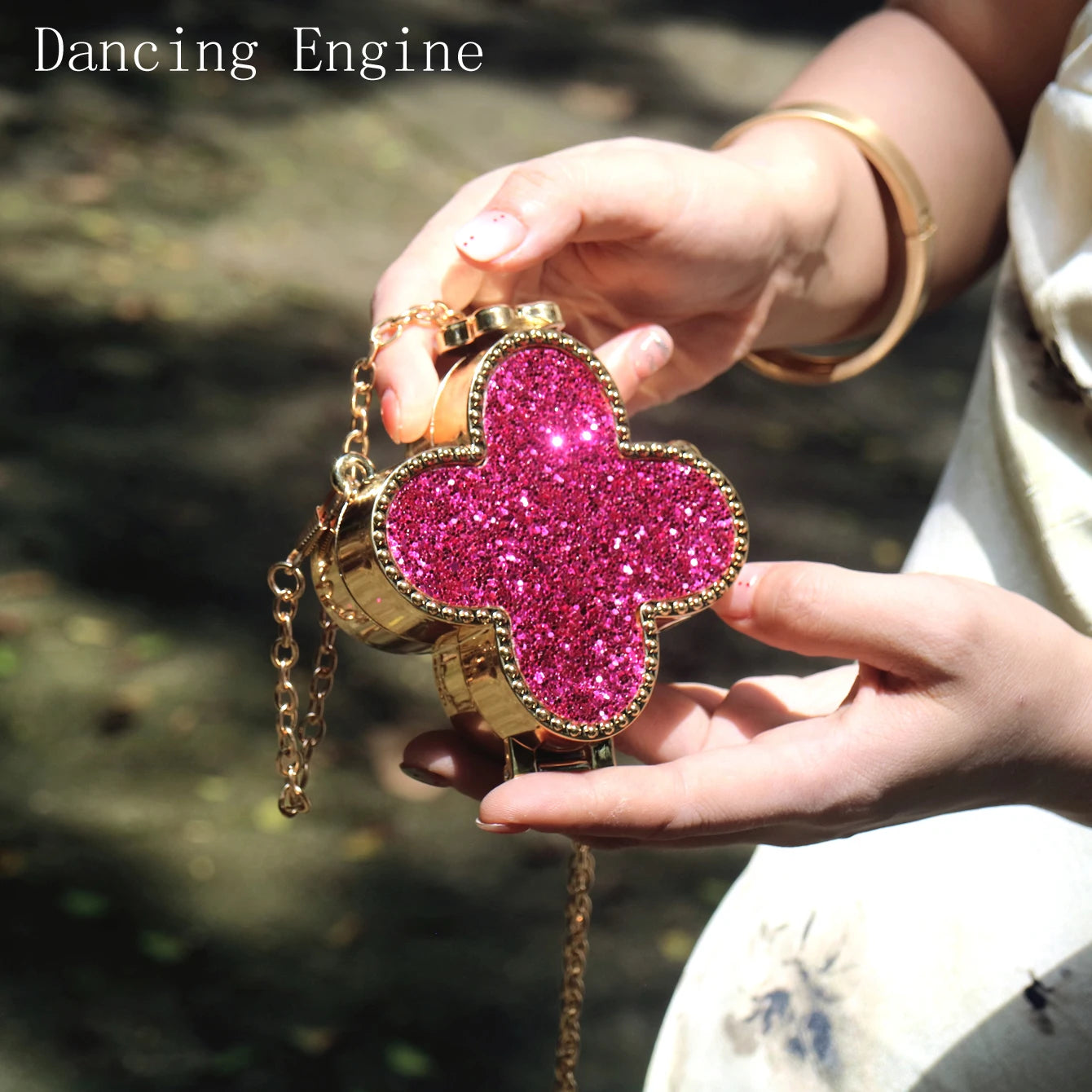 Mini small bag Evening bag Purses and handbag luxury Designer shoulder bags funny shape Party Wedding Acrylic Shiny Clutch purse