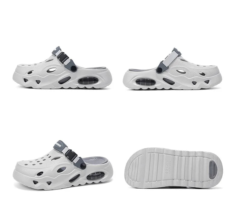 Men's New Summer Sports Sandals for Beach Wear, Non-Slip, Wear-Resistant, Closed-Toe Shoes, Sandals and Slippers