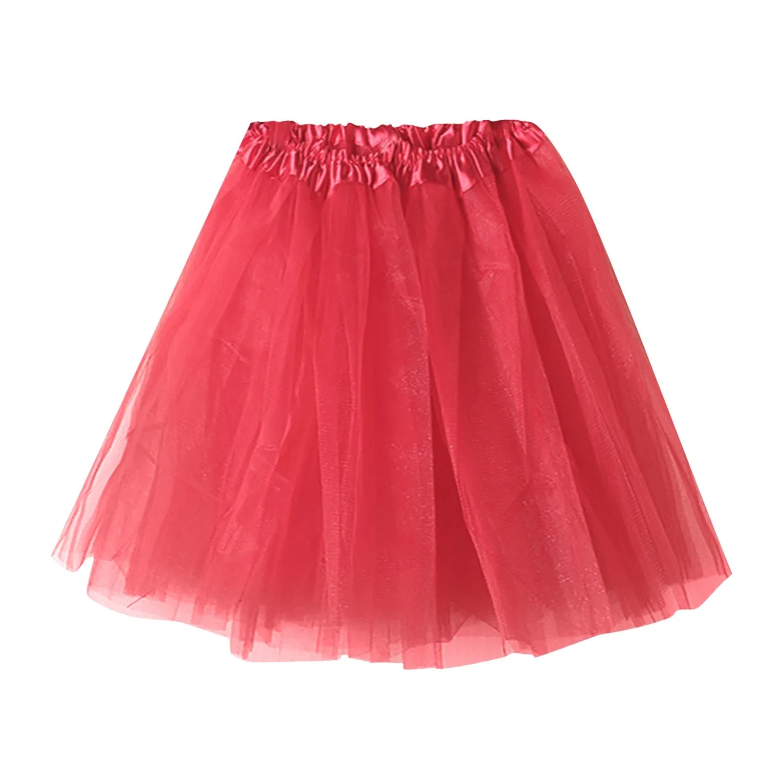 Black White Pleated Skirt Sexy Midi Tulle Skirt High Waist Full Lining Adult Tutu Korean Style Women Jupe Femme Faldas