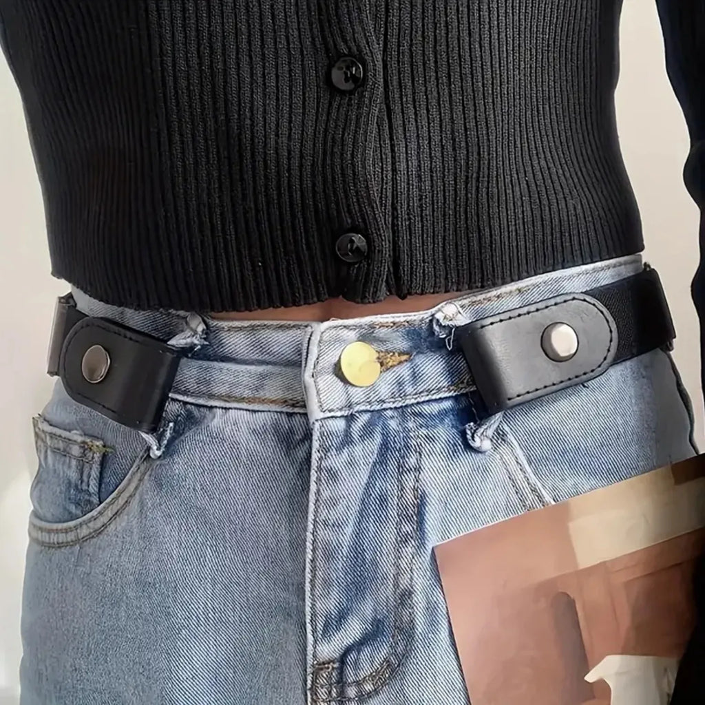 Trendy No Buckle Elastic Waist Belt For Men - Adjustable And Comfortable Solution For Jeans , Ideal Choice for Gifts