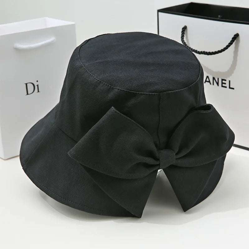 Fisherman's hat, versatile sun hat for spring and summer, fashionable student sun protection butterfly basin hat