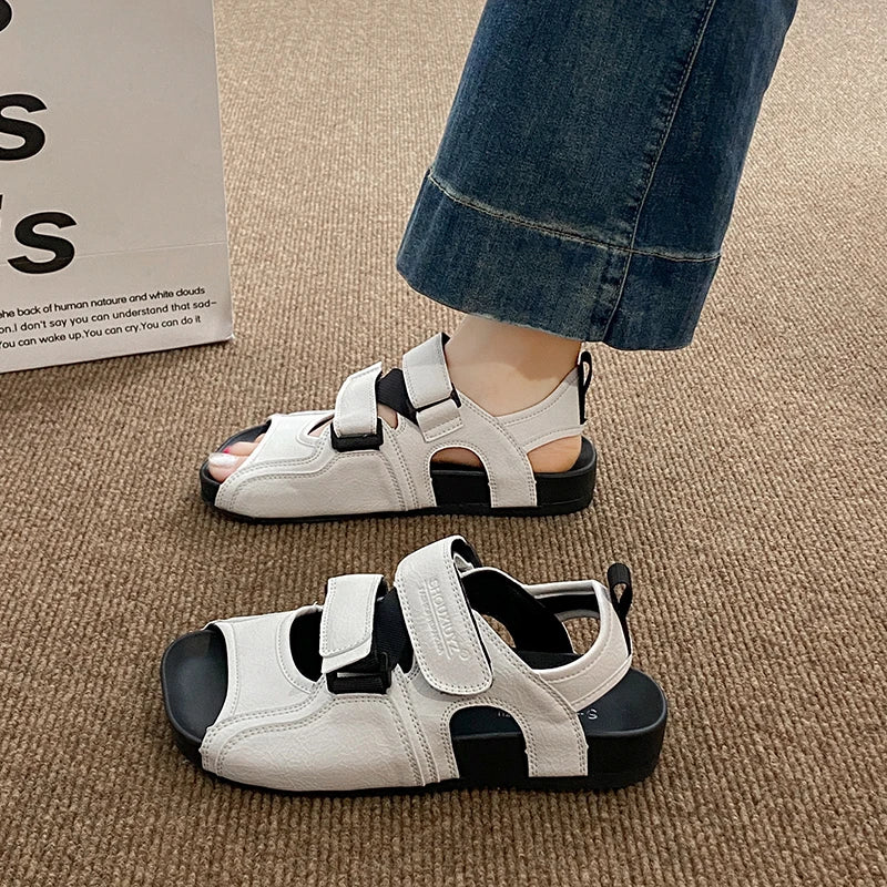 Summer Wedge Sandals for Women 2026 New Fashion Non Slip Beach Shoes Woman Lightweight Casual Platform Plus Size Sandals Women