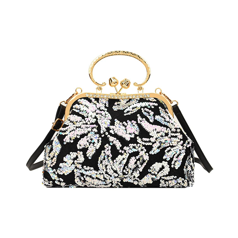 Fashion Paillette Evening Bag Women Glittering Clutch Purse Handbag Designer Luxury Wallets Party Female Shoulder Crossbody Bag