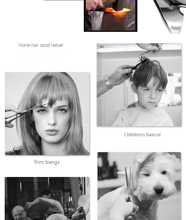 Hairdressing Barber Hair Scissor for Professional Hairdressers Barbers Stainless Steel Hair Cutting Shears For Salon Barbers