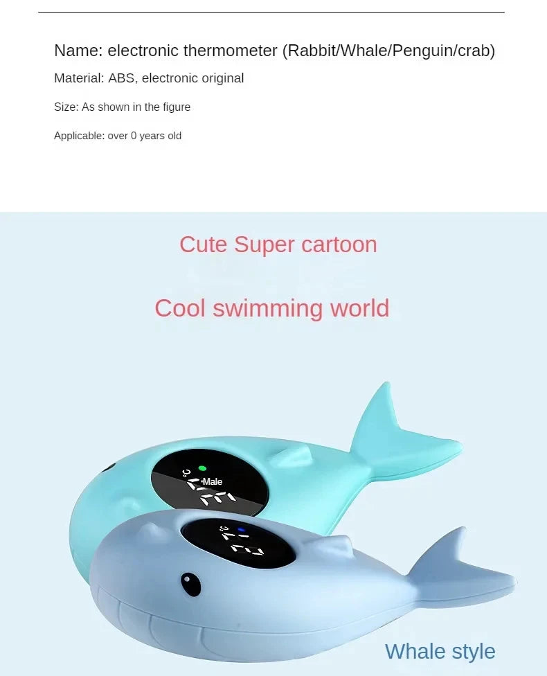 Baby Bath Temperature Meter Floating Digital Water Baby Bath Temperature Meter LED Display Temperature Tester Safety Cartoon