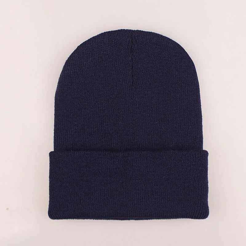 Winter Hats Unisex New Beanies Hat Knitted Solid Cap For Women Men Autumn Female Beanie Warmer Bonnet Men Casual Cap Wholesale