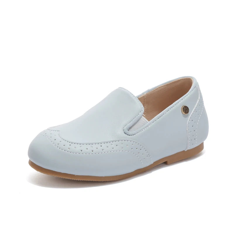 AS New Kids Shoes Children Beige Shoes Baby Boys Leather Shoes Toddler Princess Flats Girls Oxford Fashion Platform Mary Jane