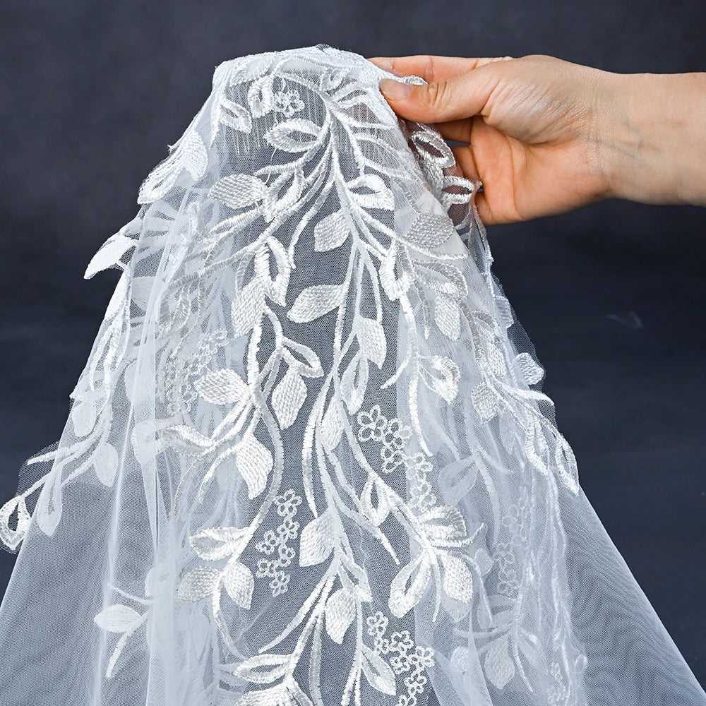 Wedding Bridal Veil Long 1 Layer Veil with Comb Elegant Wedding Accessories Velos De Novia voile de mariee VP115