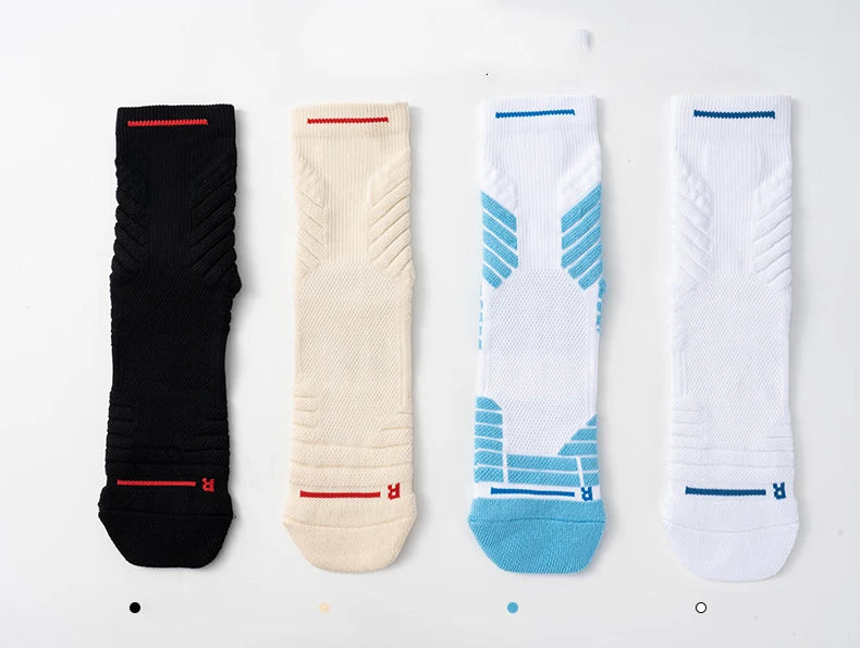 Men Sports Sock Women Breathable Compression Crossborder Supply Running Riding Cycling Knee Basketball Biking Hockey Soccer W101