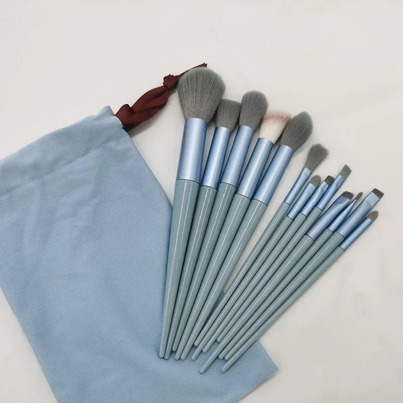 8-13 Pcs Soft Face Makeup Brushes Set Foundation Blush Powder Eye Shadow Highlighter Blending Make Up Cosmetic Brush Beauty Tool