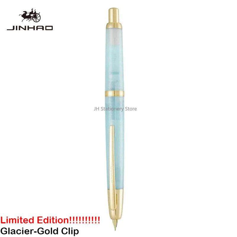 Burgundy Limited Edition!!! JINHAO 20 Press Fountain Pen Retractable Writing Ink Converter Office Supplies PK 10 A1 Stationery