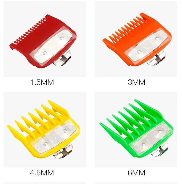 8pcs/set Professional Barber Hair Clipper Guide Combs For Wahl Trimmer Attachment Hair Cutting Limited Comb Salon Haircut Tools