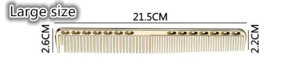 Space Aluminuml Hair Comb Pro Hairdressing Combs Расческа Для Волос Hair Cutting Dying Hair Brush Barber Tools Salon Accessaries