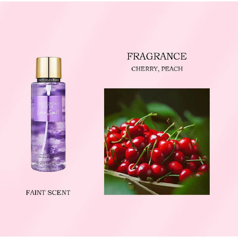 Women Victoria Perfume Lasting Charm Spray Vanilla Coconut Mixed Sandalwood Secret Spray Fragrance Flower Fruit Airfresh Perfume
