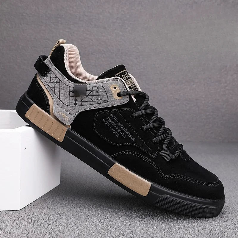 Casual Shoes for Men Black Running Man Shoe Spring Autumn Sports Safety Sneakers Flat Work Fashion 2025 on Sale Elegant Leisure