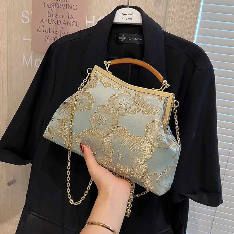 Women Party Dinner Bag Fashion Exquisite Ladies Dinner Bag Luxury Elegant Chain Simple Formal Gorgeous Crossbody Daily use Purse