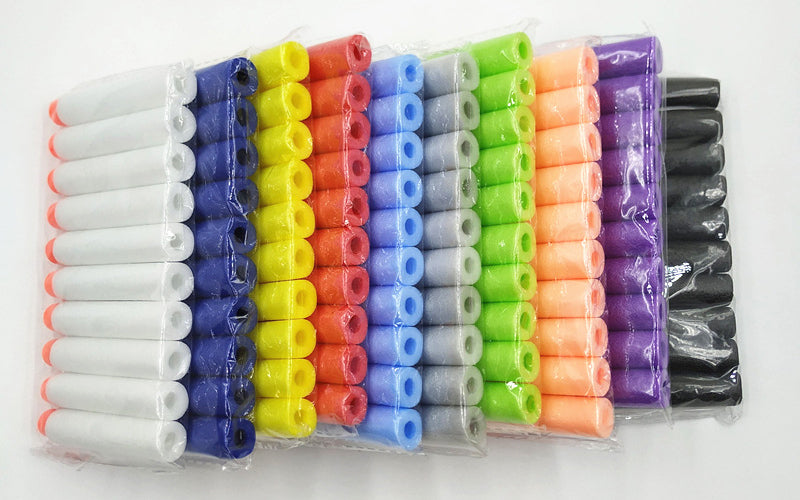 7.2cm 100pcs for Nerf Soft Bullets Darts Round Head Refill Sponge Darts Kids Children Toy Gun Bullets for NERF N-Strike Blasters