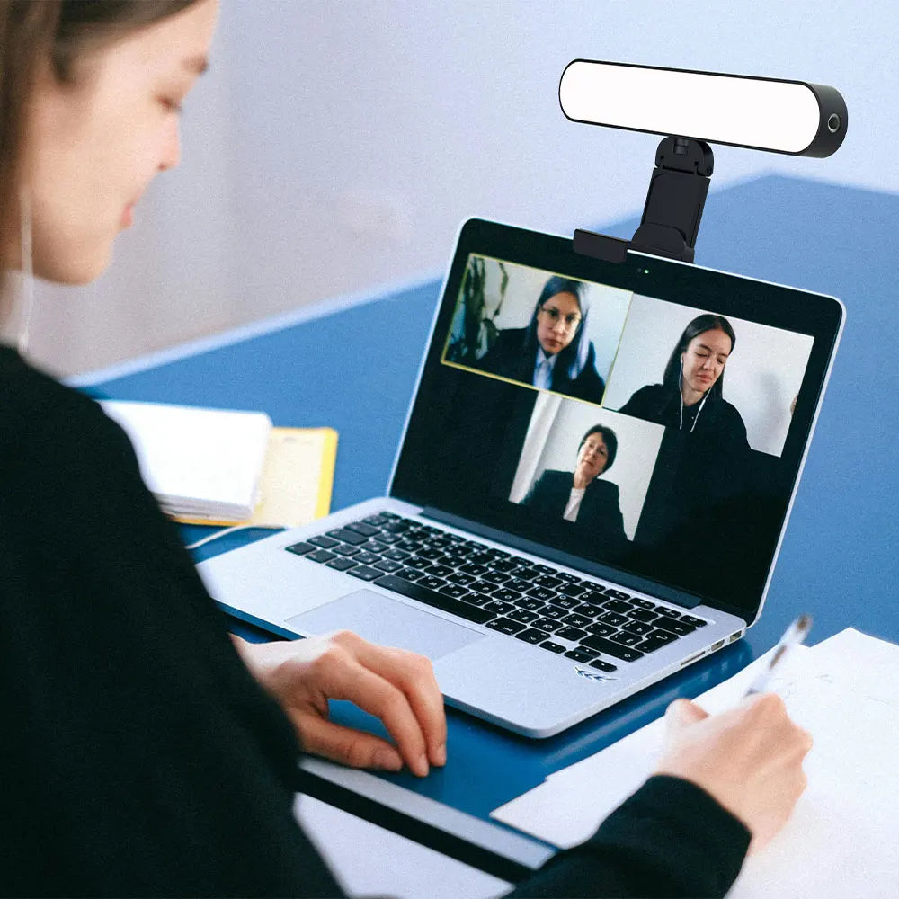 Video Conference Light Computer Light For Video Conferencing Video Call Lighting Adjustable Brightness Live Stream Light Phone