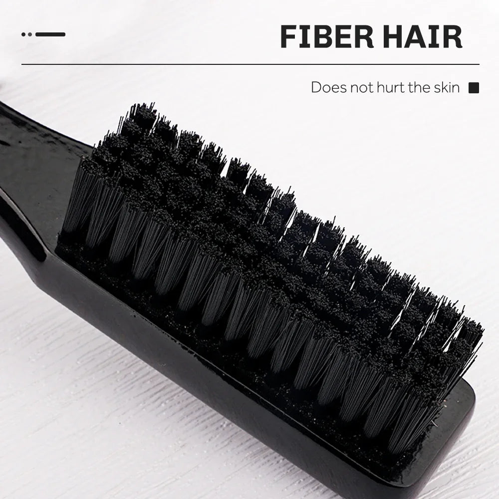 Professional Solid Wood Hairdressing Soft Hair Cleaning Brush Barber Neck Duster Brush Hair Remove Comb Hair Styling Tools Combs