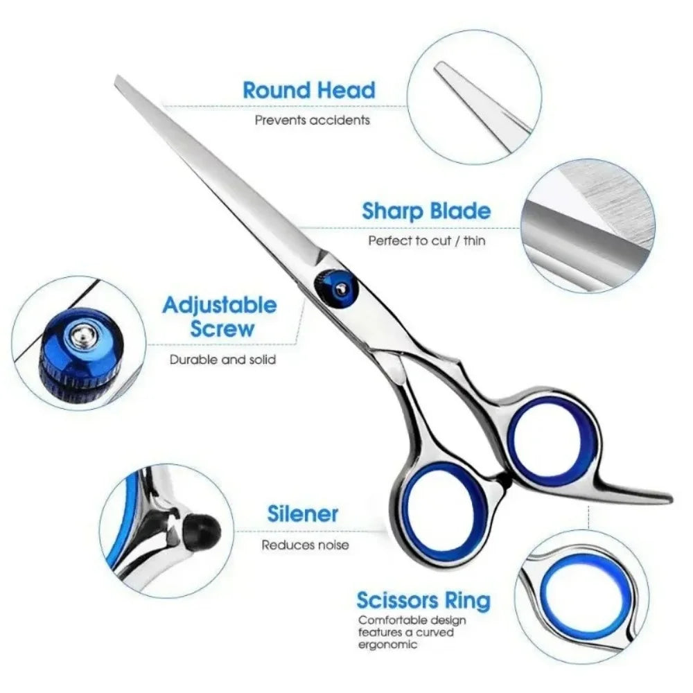 High Quality Hair Scissors Stainless Steel Professional Hair Scissors Home DIY Salon Single/Set Hair Tools