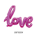 LOVE Letter Foil Mylar Balloon for Wedding Valentine's Day Anniversary Birthday Party Decor Background Arch wreath DIY Supplie