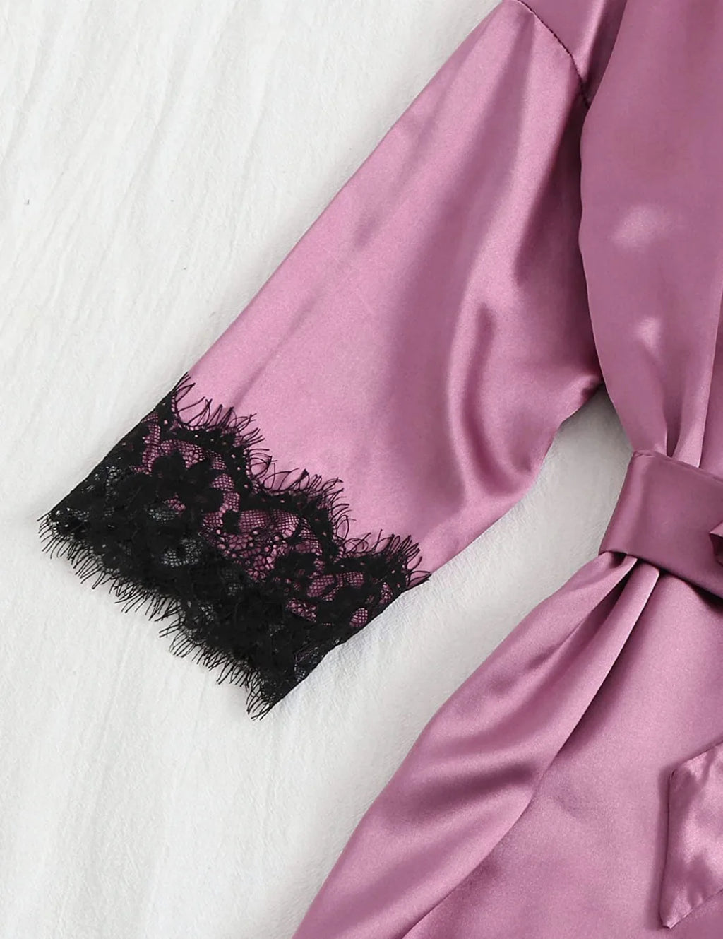 new Women's Sleep Lounge New Pajama Sets European American 4-piece set with lace satin suspender summer set for sleeping pajamas