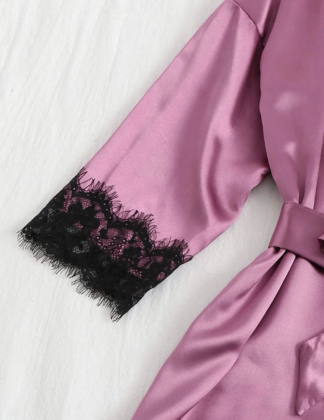 new Women's Sleep Lounge New Pajama Sets European American 4-piece set with lace satin suspender summer set for sleeping pajamas