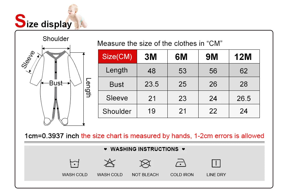 Kiddiezoom 3 Pcs/Lot Autumn Winter Unisex Cartoon Long Sleeve Baby Boy Girl Romper 100%Cotton Soft Newborn Jumpsuits Clothing