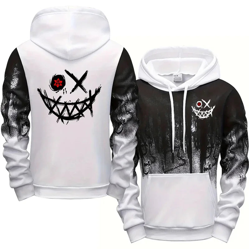 Men Single Piece Sweatshirts Sweatpants Versatile Men's Tracksuit Casual Comfort Fashion Daily Sports Simple Splashed Ink Hoodie