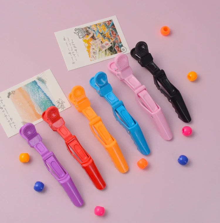 5-30Pieces Crocodile clip Plastic Anti-Slip Hair Clip Black/Pink/White Durable Hairpin Hair Styling Accessories Unisex