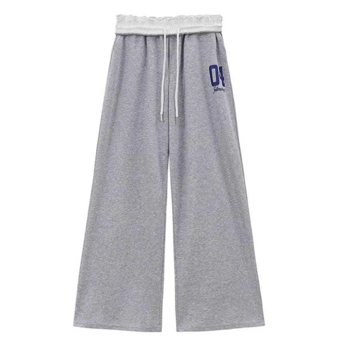 Fashion Retro Sports Dark Pants Charm Women in Spring and Summer Vitality High Waisted Casual Pants Loose Pants Streetwear