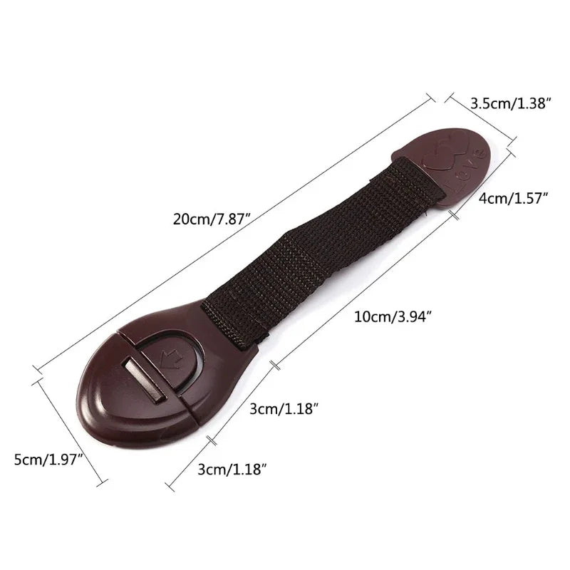 10pcs Child Safety Cabinet Lock Baby Proof Security Protector Drawer Door Cabinet Lock Plastic Protection Kids Safety Door Lock