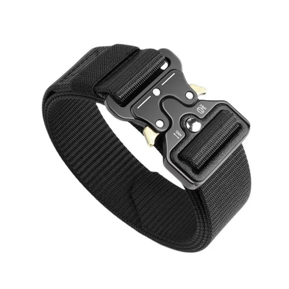 Durable Tactical-Grade Nylon Canvas Belt for Outdoor Hunting & Survival | Heavy-Duty Multi-Function Design for Men & Unisex Use