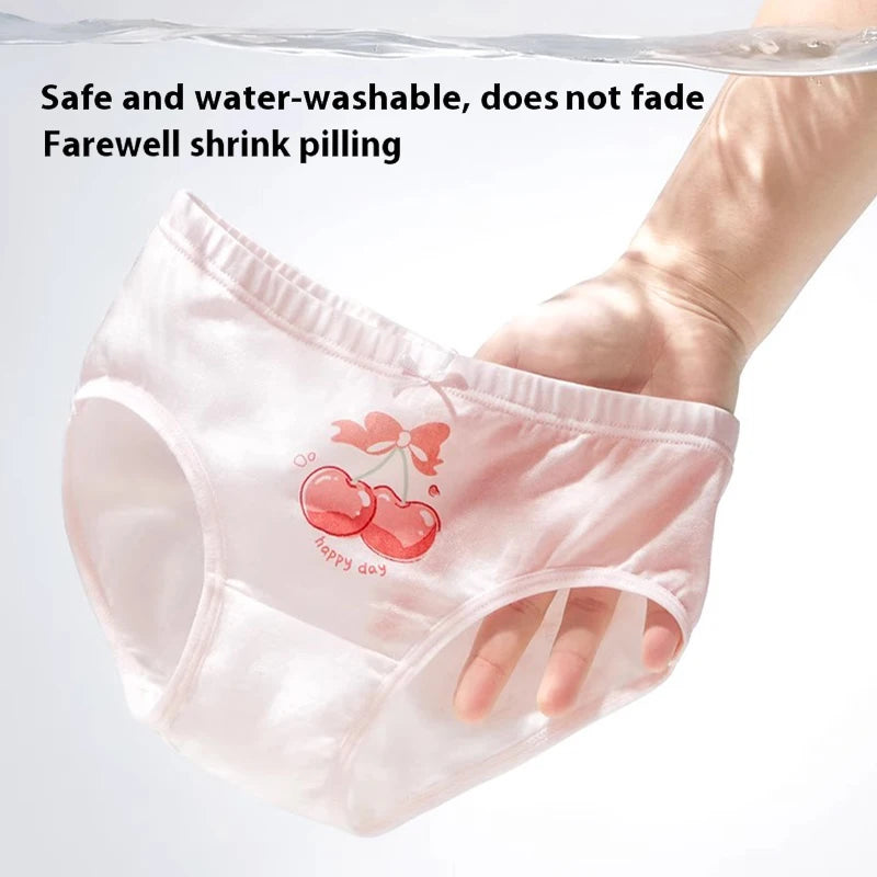 4Pcs/Lot Childen Girls Underwear Cartoon Cute Panties For Girl Cotton Toddlers Kids Breathable 1-14 Years Girls Briefs