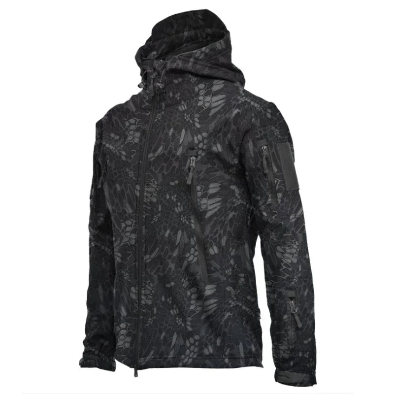 Hot Selling Military Waterproof Jacket Men's jacket Outdoor Soft Fleece Women's Windproof Breathable Thermal Hooded Suit Jackets