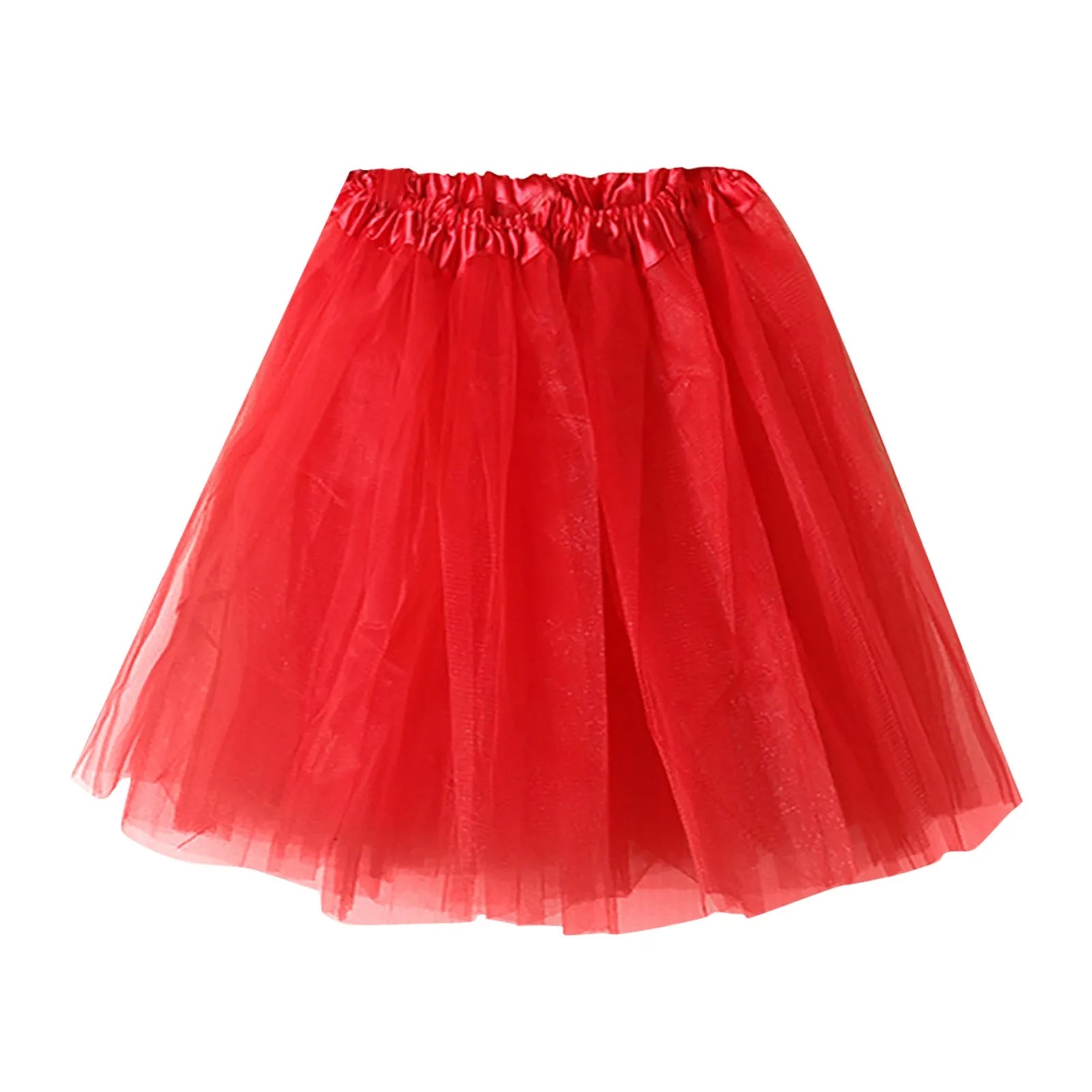 Black White Pleated Skirt Sexy Midi Tulle Skirt High Waist Full Lining Adult Tutu Korean Style Women Jupe Femme Faldas