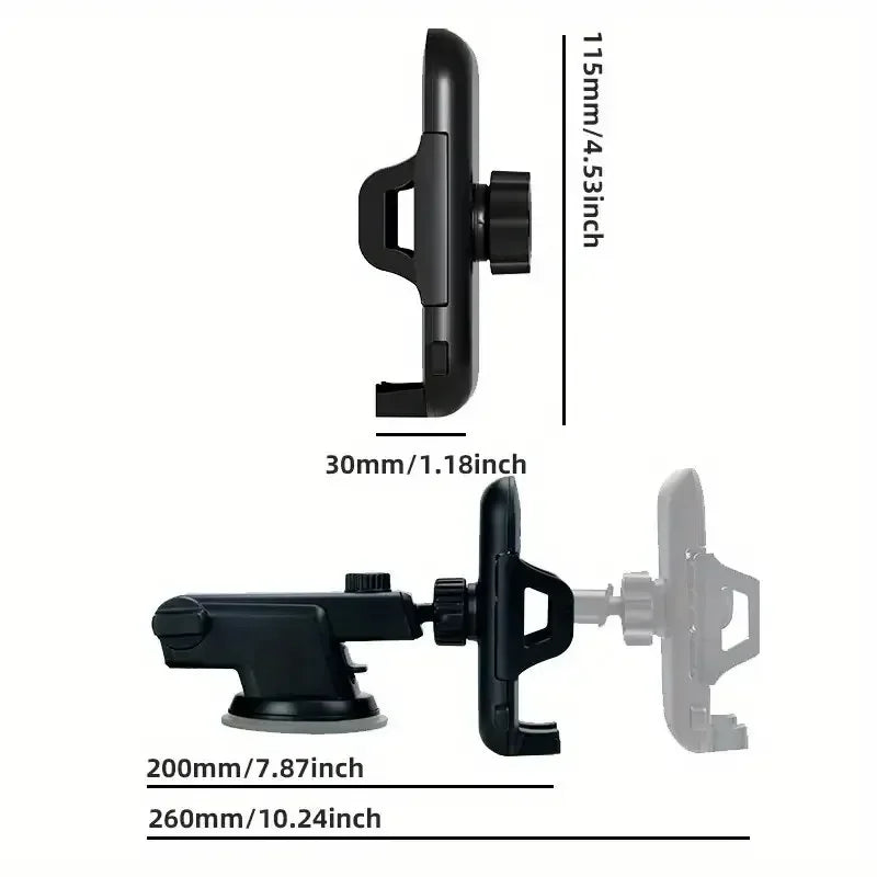NEW 360° Rotation Car Phone Holder Sucker Mount Cellphone Stand Stable Suction Cup Support in Car Universal Mobilephone Bracket