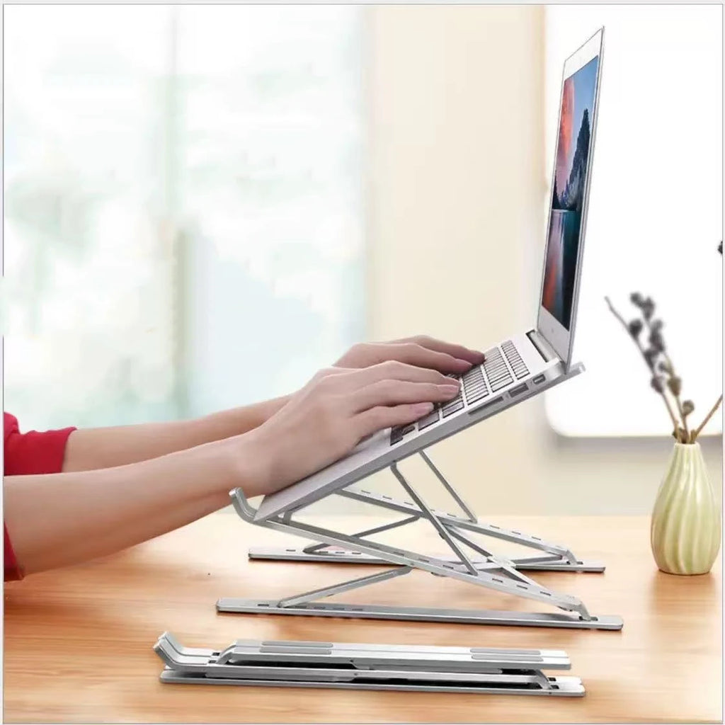 Laptop Stand For Macbook Folding Adjustable Aluminum Computer Pc Tablet Stand Notebook Tablelaptop Holder Heat Dissipation