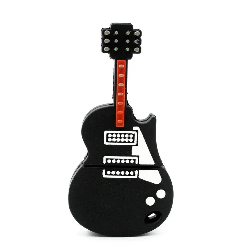 Cartoon Cle Usb Pendrive Guitar Piano Accordion USB Flash Drive  128GB 64GB 32GB 16GB 8GB 4GB USB 2.0 Memoria Stick Pen Drive