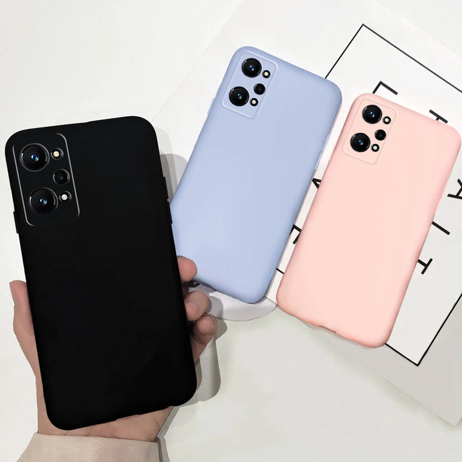 For Realme GT Neo 2 Case Silicone Matte Candy Color Soft TPU Phone Case For Realme GT Neo 3T Neo2 GT2 2022 Protector Cover Shell