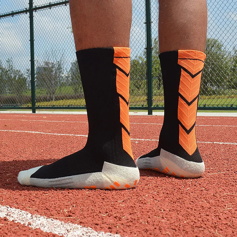 Sports Socks Anti-Slip Football Soccer Socks Thickened Breathable Football Socks Men Women Outdoor Running Cycling calcetines