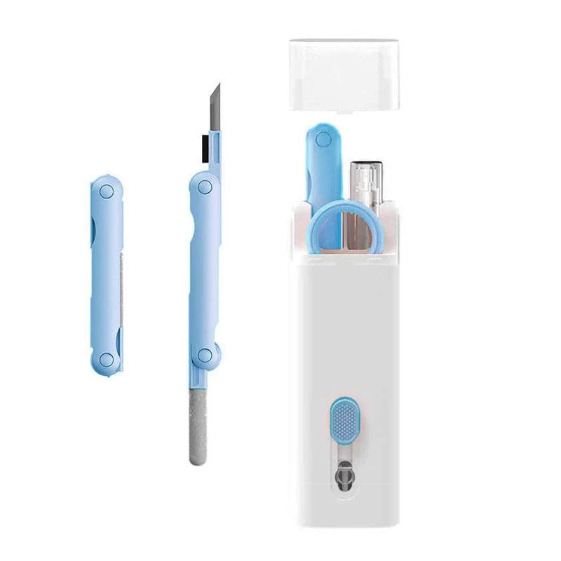 7-in-1 Keyboard Cleaning Kits Airpods Cleaner Headset Cleaner Pen Laptop Screen Cleaning Bluetooth Earphones Cleaning Kit