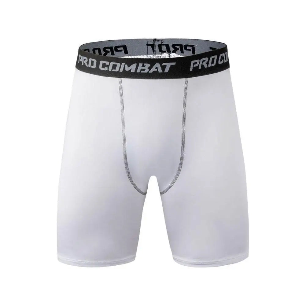 Men Bodybuilding Shorts Fitness Workout Inseam Gym Knickers Male Muscle Alive Elastic Compression Tights Skinny Leggins Hombre