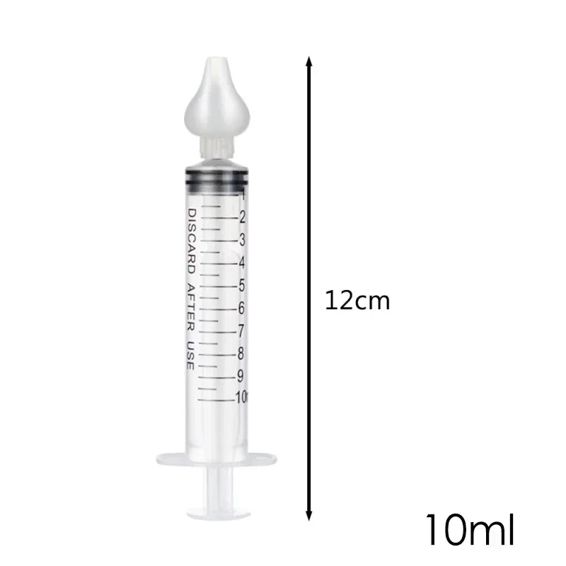 1/2Pcs Needle Tube Baby Nasal Aspirator Syringe Baby Nose Cleaner Rhinitis Nasal Washer Irrigator Baby Nose Washing for Children