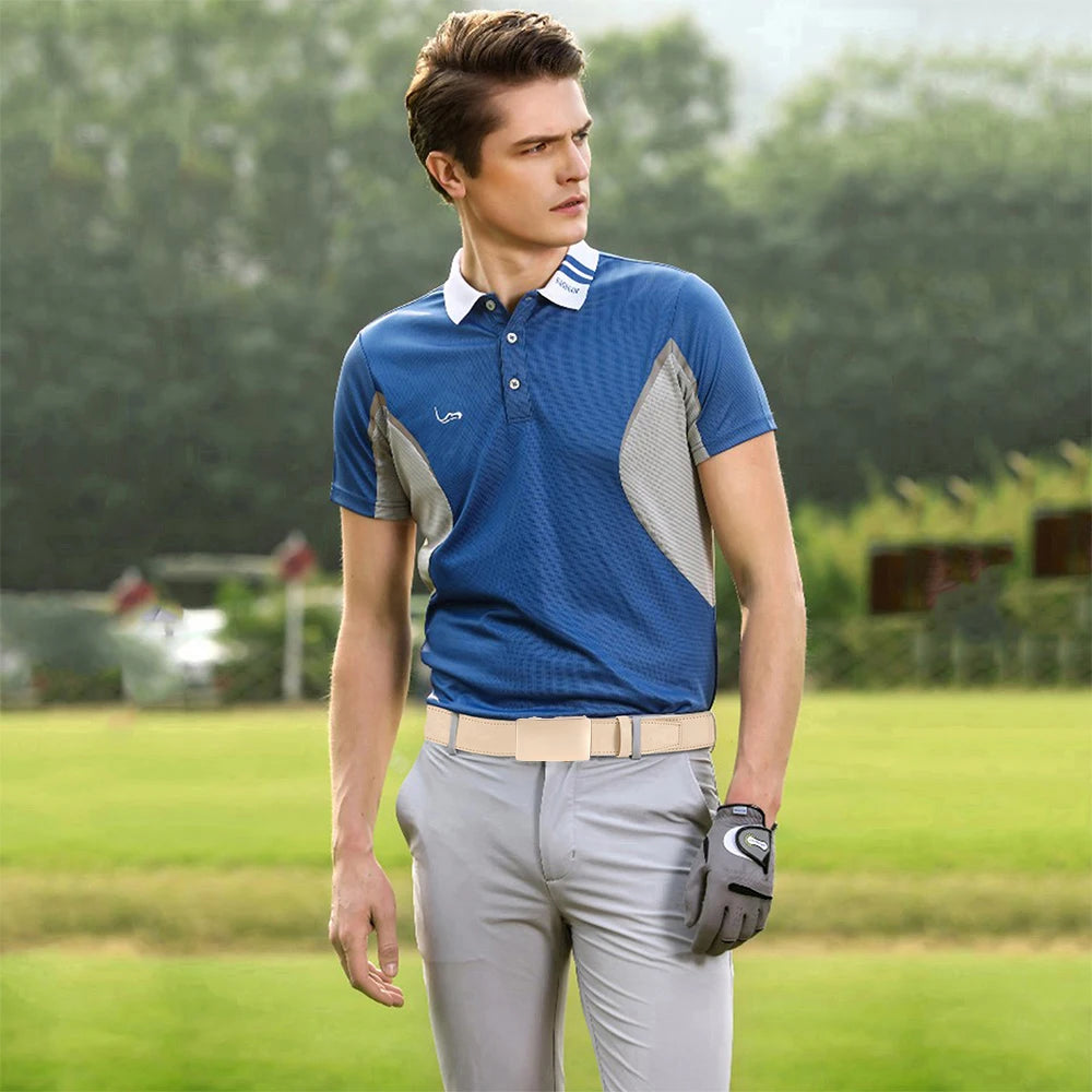 Men's Waist Belt - Men's Ratchet Belt Leather Metal Buckle Formal Pants - Micro Adjustable Waist Belt Can Be Seen Everywhere