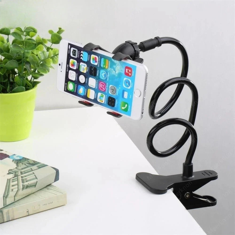 Universal Mobile Phone Bracket Clamp Bedside Desktop  Long Arm Lazy Person Phone Stands Support For iPhone Xiaomi Huawei Samsung