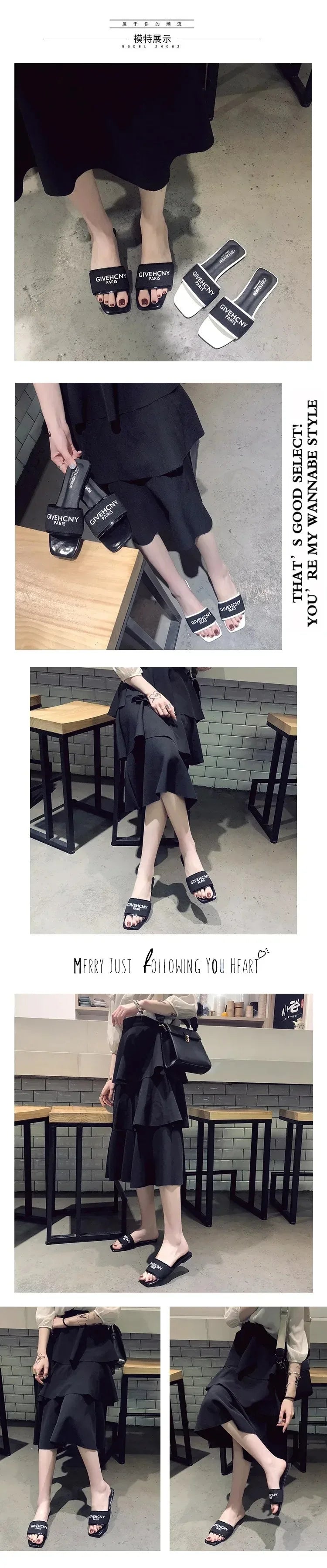 Women's Slippers Brand Summer Sandals 2025 Outdoor Fashion Women's Slippers Casual Party Beach flip-flops Beach Slippers