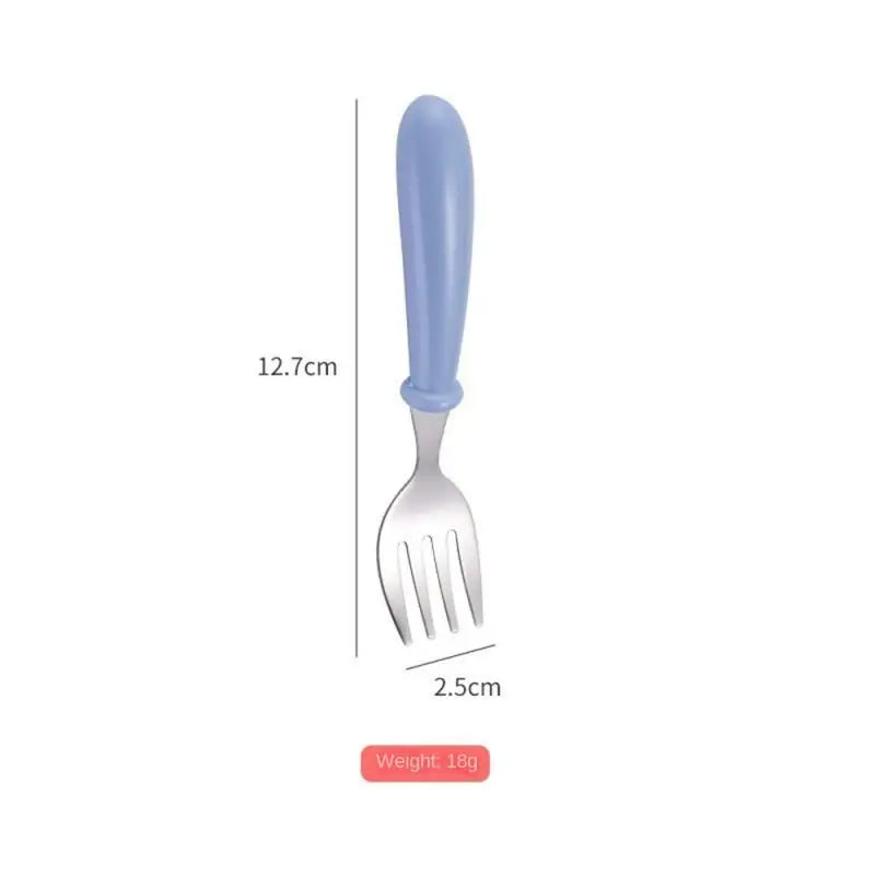 Children Spoon Forks Box Kids Stainless Steel Kids Cutlery Portable Baby Feeding Utensils Baby Spoons Baby Tableware Set